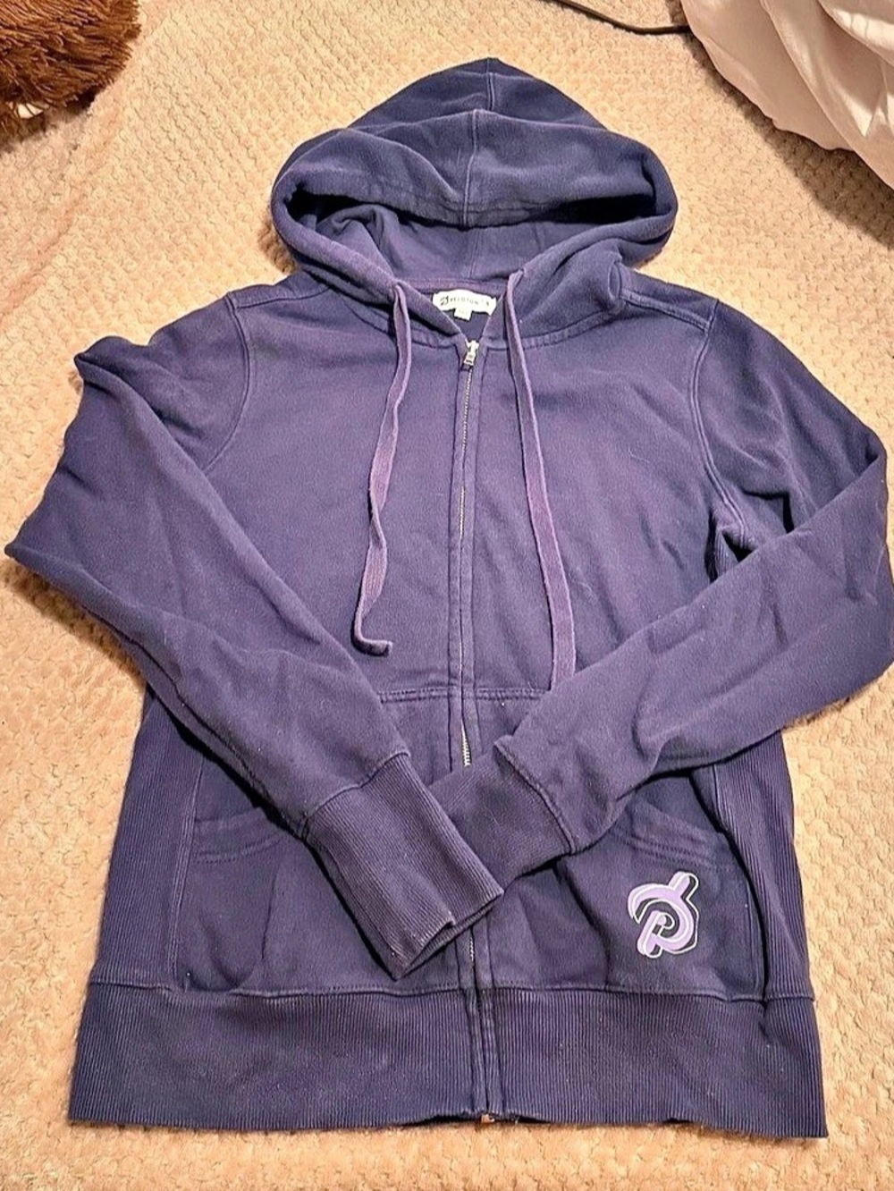 Peloton Logo Hoodie Purple Size Small